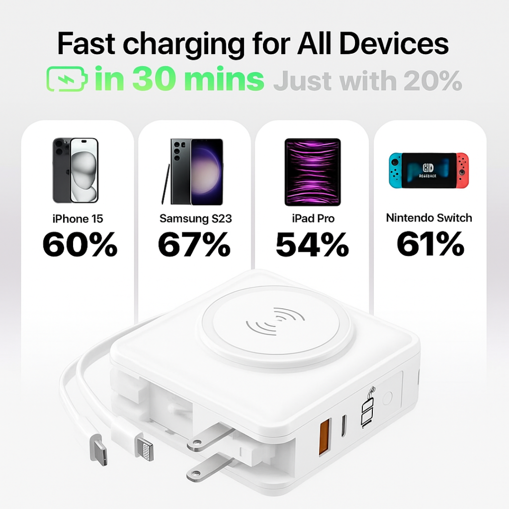 Qi2 Elite 3-in-1 Wireless Charger