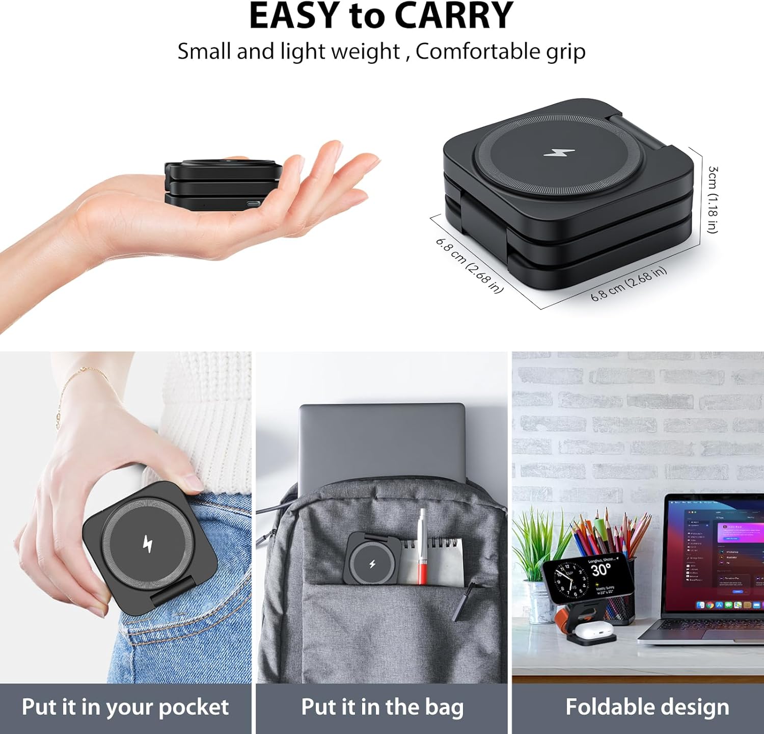 3 in 1 Foldable Wireless Charger